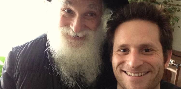 Herschel Lazaroff with a smiling client