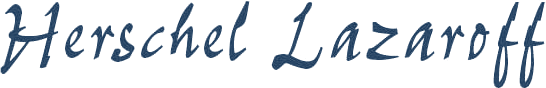 Herschel Lazaroff's signature
